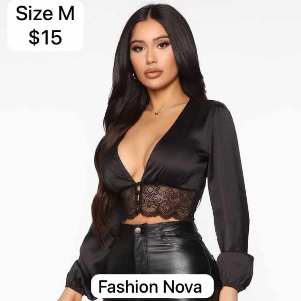 Nice crop long sleeve shirt!!
